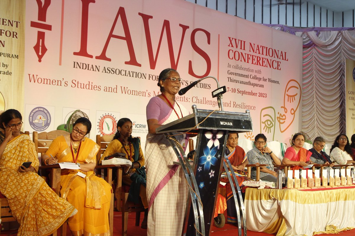 Host State Plenary on New Movements in Kerala Challenges and Resilience ✨

#iaws #NationalConference #womensstudies #day03 #plenary