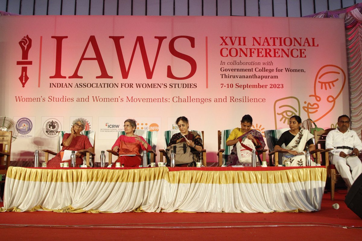 Plenary on Gender and Education in India Disparities and Inclusion 💫

#iaws #NationalConference #womensstudies #day03 #plenary