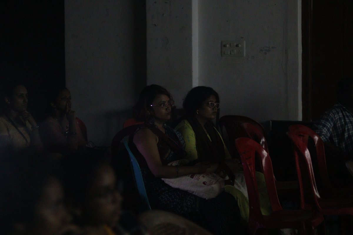 Screening of @b_32_muthal_44_vare by <a href="/shruthi/">Shruthi Dipali</a>.sharanyam at Assembly Hall, @governmentcollegeforwomentvm

#iaws #NationalConference #womensstudies #day03 #FilmScreening