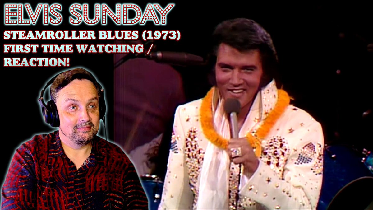 ELVIS SUNDAY! STEAMROLLER BLUES (1973) - FIRST TIME WATCHING / REACTION! youtu.be/-6DyUn3VjDw
This week, as requested, Elvis performs #SteamrollerBlues (#AlohaFromHawaii , Live in Honolulu) 1973!
 #Elvis #ElvisPresley #TCB #ElvisReaction #ReactionVideo #ElvisSunday