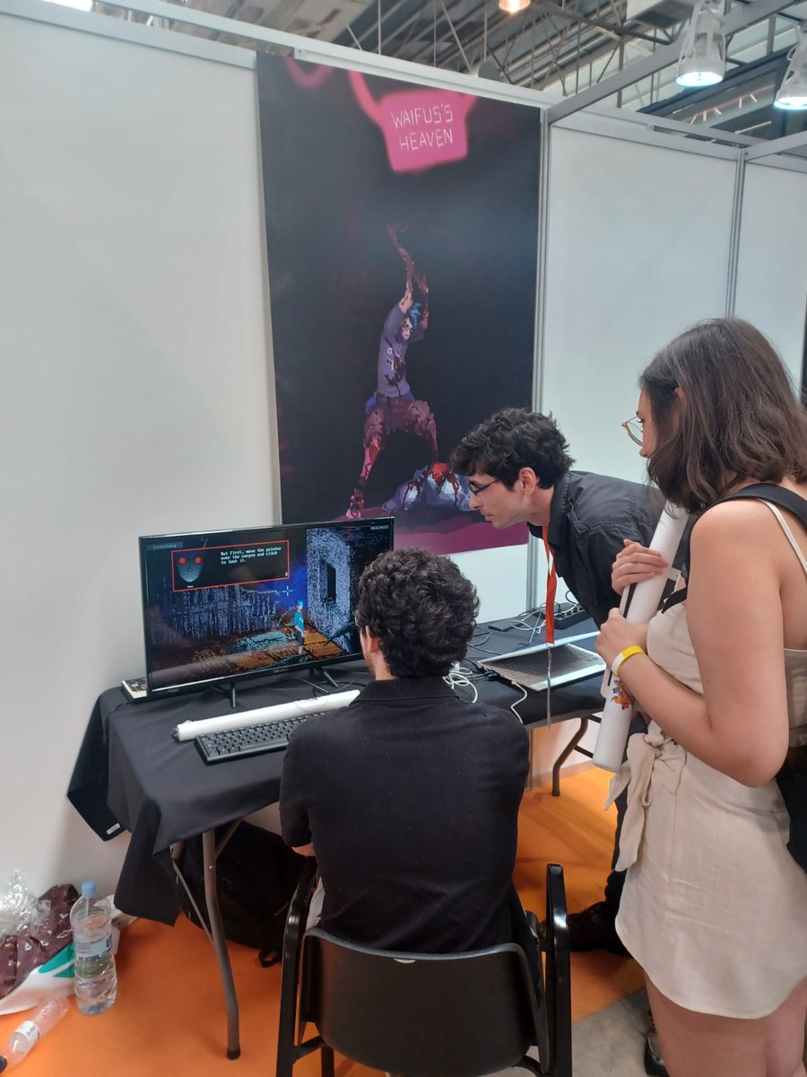 weaboosdream's tweet photo. Hello there , we are still here at the indie dev day, come and play the Weaboo`s Dream demo for a while :) #IndieDevDay #IndieDevDay https://t.co/4Esf9TBqm5