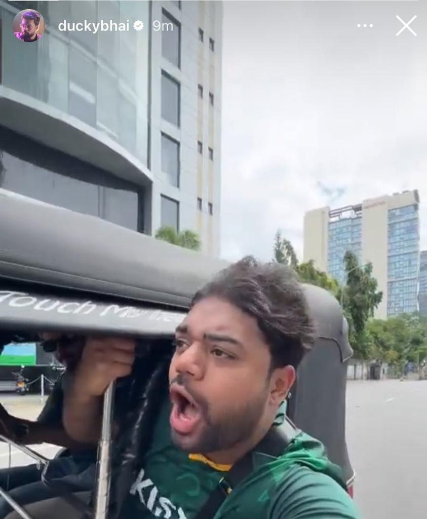 AhabMuneeb's tweet photo. Bad luck arriving at the stadium. https://t.co/ZvfnWg3CFn