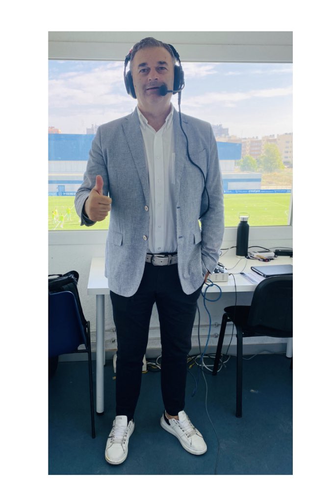 Preparado para comentar en directo a partir 12:00h. en los micrófonos 🎙️ de Onda Madrid 106.0 fm , Dede el estadio “Fernando Torres “  CF. Fuenlabrada - CD. Lugo , feliz domingo !!! <a href="/Fuenla/">CFFuenlabrada</a> <a href="/CDLugo/">Carmen Lugo</a> <a href="/madridaltanto/">Madrid al Tanto</a> @1RFEF_