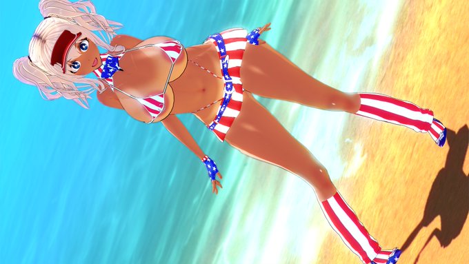 今思いついて今作ったアメリ子
pixivで配布するかもしれない 