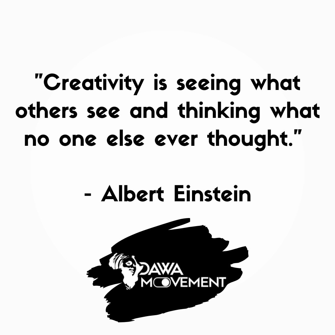 "Unleashing Your Creative Potential: Embrace Unique Perspectives and Forge New Paths" - Inspired by Albert Einstein's words.