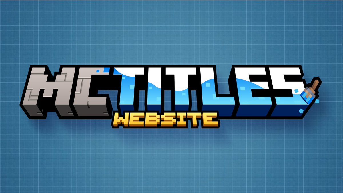 Do you want to learn how to make Minecraft Logos? I have a full guide, for both free and paid methods of creating your own Minecraft Logos, as well as documentation of all the official Minecraft logos, and 40+ Minecraft fonts to use in your logos, at MCTitles.com