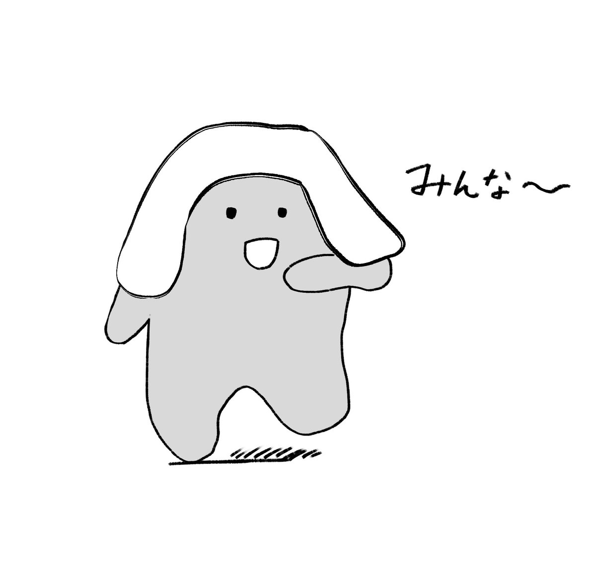アーキ坊や描きました(30秒) 