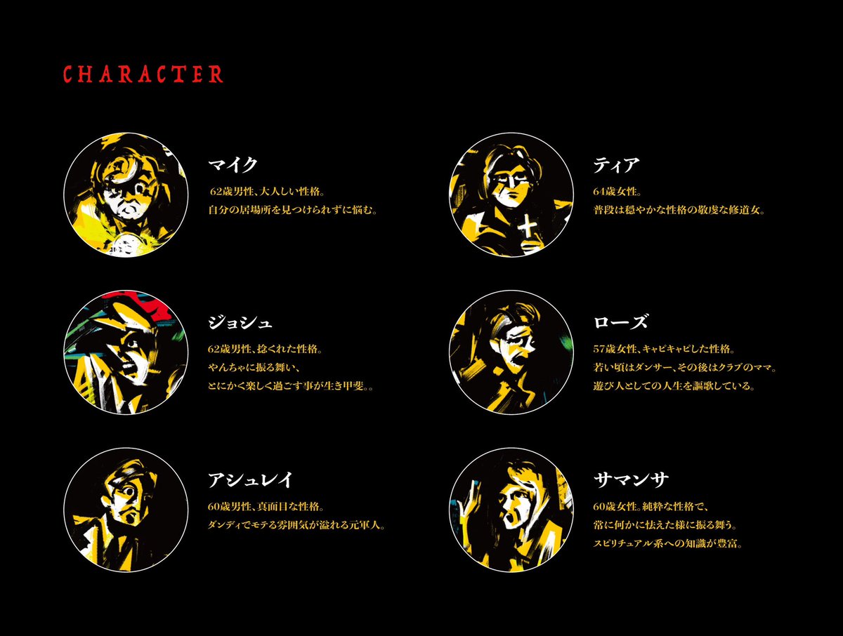 haretokemusical's tweet photo. 👻キャラクター紹介👻

こんにちは！
劇団ハレトケです！
劇中に登場するキャラクターをご紹介致します！！
どうやらお年寄りばかりのようですが…？
気になる内容はぜひ劇場で！！👴👵

#劇団ハレトケ
#ミュージカル
#オールドサマーバケーション https://t.co/obRmIe5Jw7