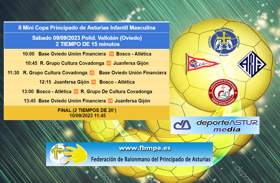 Ahora en directo JUANFERSA GIJÓN Vs GRUPO COVADONGA
FINAL II MINICOPA PRINCIPADO DE ASTURIAS INFANTIL MASCULINA
youtube.com/watch?v=OxkX0M…
#balonmano #deporteasturmedia