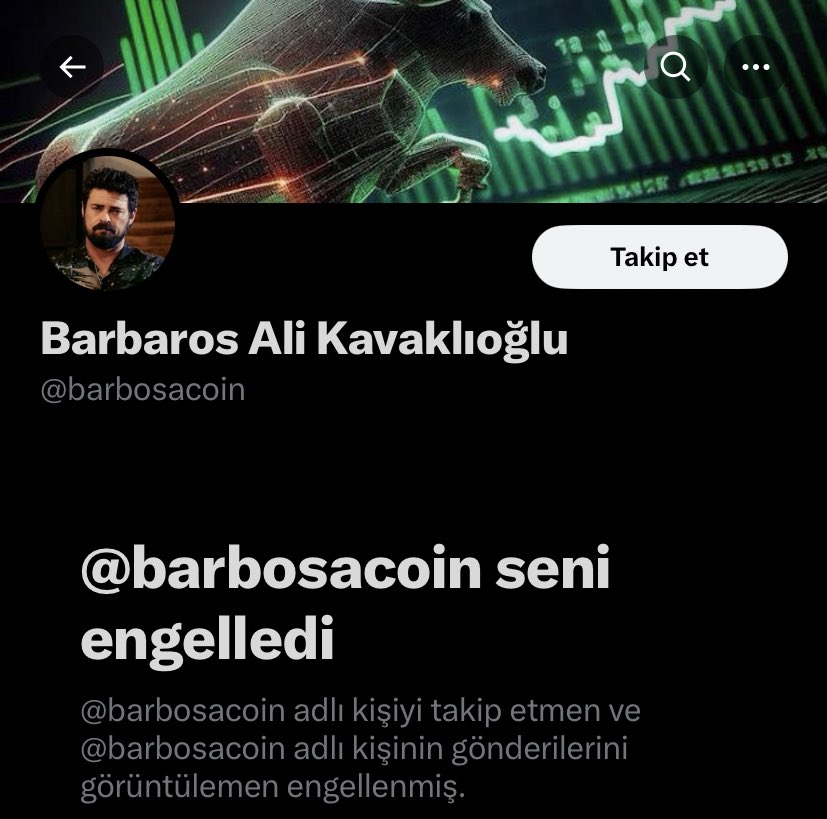 Dayıoğlu ne dedim de  beni engelledin?
Ben #kda <a href="/karincatraders/">Karınca Traders 🐜</a> 0.77$ duydum.Yalan söyleyip senden mi duydum dicem.
Bu Fenomen Camiası 
-BEN BİLDİM demeyi ne kadar çok seviyorsunuz.

#btc #Bitcoin #CryptoCommunity