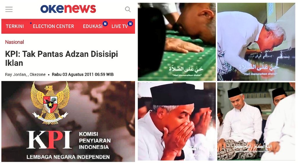 ekowboy2's tweet photo. Aturan KPI dilarang menyisipi adzan dengan iklan apalagi kampanye, sangat tidak pantas 

KPI diminta bertindak.. 
Yang setuju silahkan retweet!! https://t.co/mv1cXzskpj