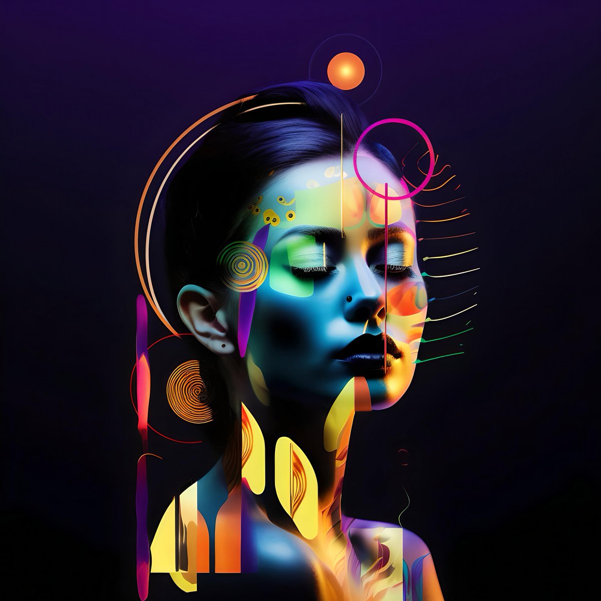 VanezuV's tweet photo. Wishing you all a good night 🌘 

Still have a few editions from my "Many Moons (Future)" collection available for free @zero________one

https://t.co/w681GLpfXH

#manymoons #nft #art https://t.co/8hLZQGVJBx