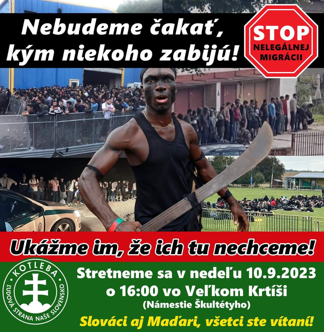 dsss_oficialni's tweet photo. Kotlebovci-#LSNS nehodlají vůči invazi migrantů nečinně přihlížet. 👍🇸🇰🤝🇨🇿 https://t.co/FHD4Wqa48a