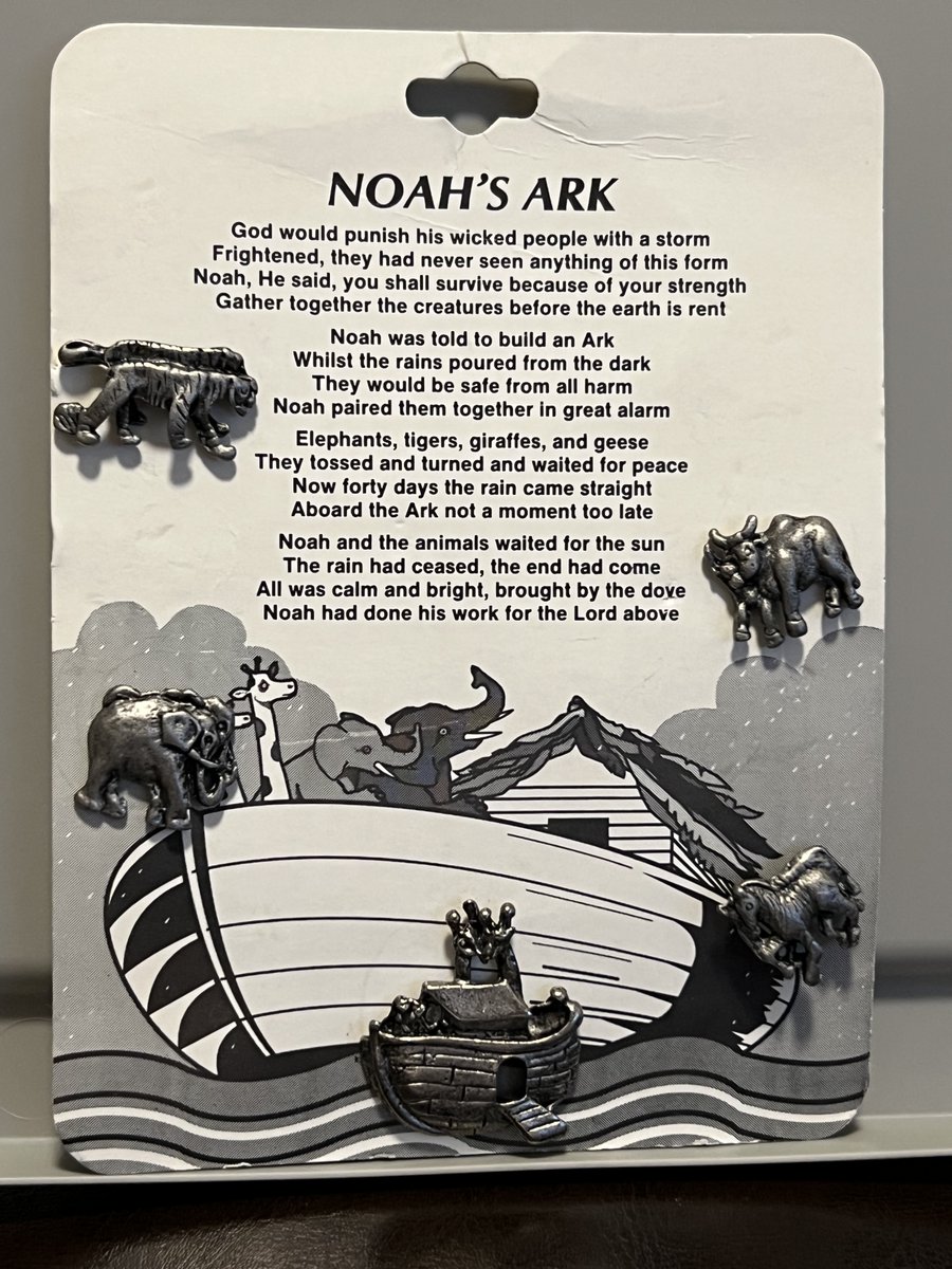 GIFTABLE #Vintage Noah's Ark 5 #Pewter Tack Pin SET Original Card  #Tigers #Elephants #Zebras #Longhorn #Ebayfinds #pewtercollectibles #pewterpins #giftideas #religiousgifts #tackpins #pincollecting #noahsark #HolidayGifts #collectibles ebay.com/itm/2664065581… #eBay via @eBay