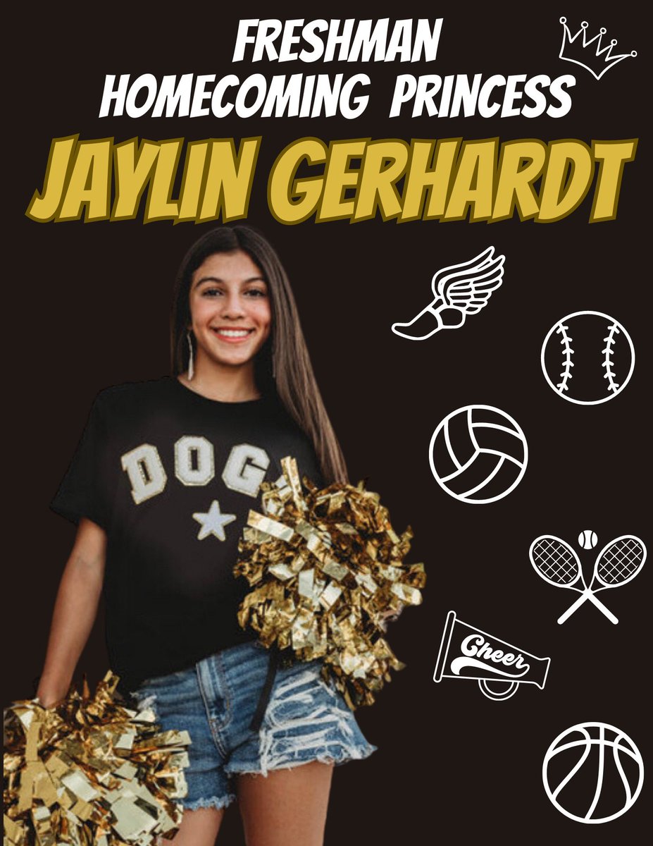 JaylinGerhardt's tweet photo. Excited to have been nominated to represent my Freshman Class for Homecoming this coming Friday! @LadydogsMcG @McGregorBooster @McGregorBulldogs  @Homecoming2023 @TexasSoftball @BUMoore @AthletePlayers @CoachBearUpdyke https://t.co/ay1a8I7No6