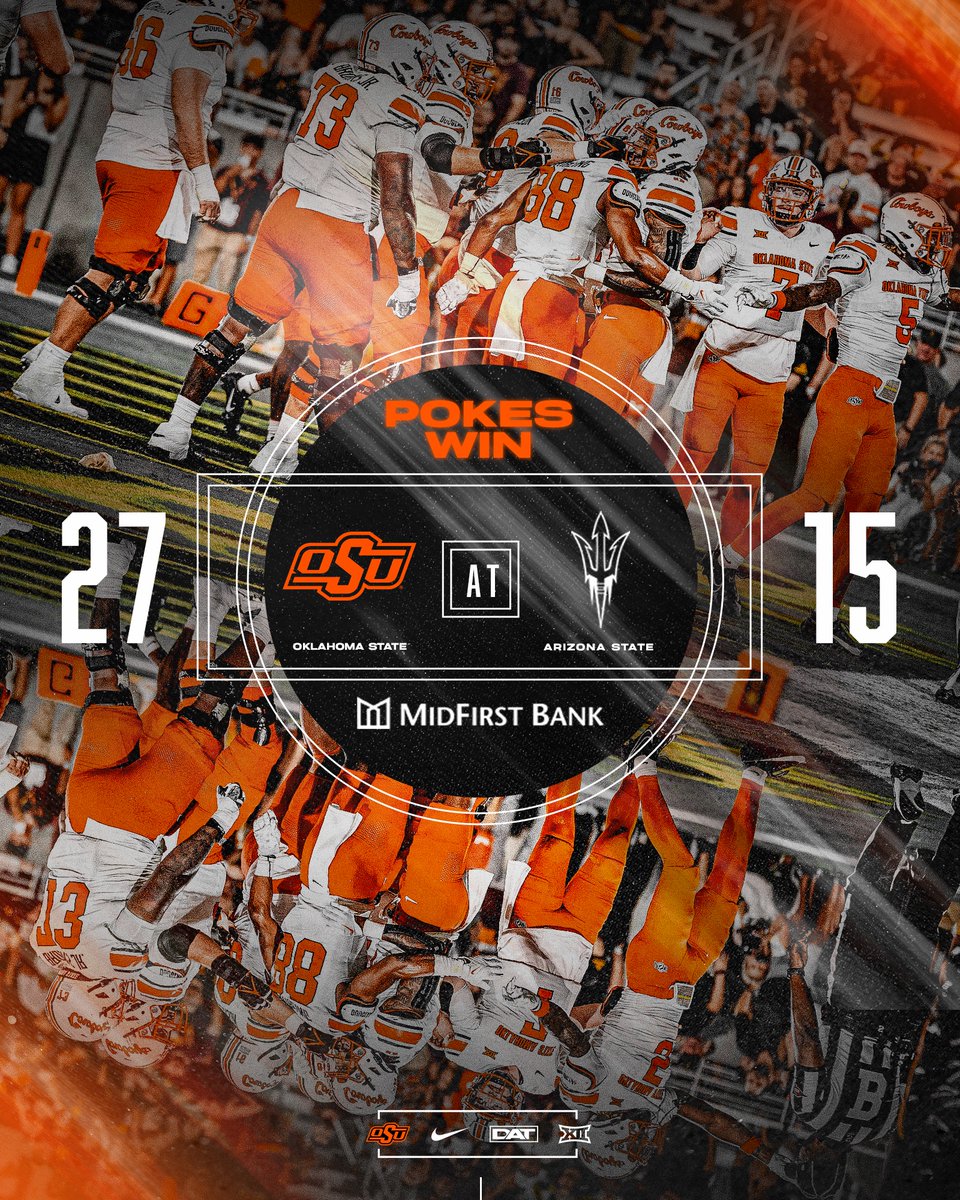 CowboyFB's tweet photo. W in the desert 🤠

#GoPokes | @MidFirst https://t.co/qckvx8e4oK