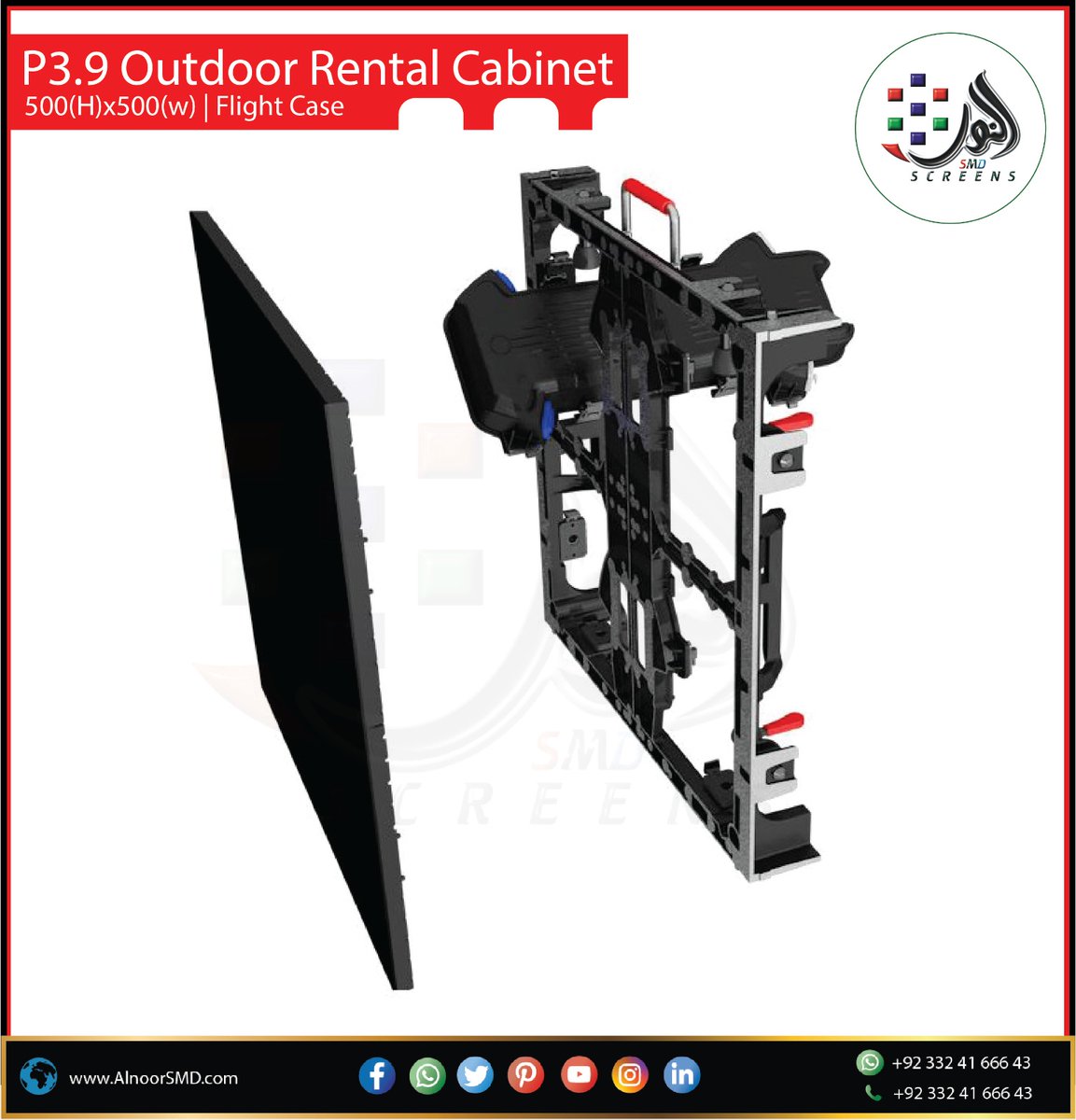 P3.9 Rental Outdoor Cabinet
Outdoor Rental Screen for Sale
Cabinet Dimension: 500x500mm
Module Dimension: 250x250mm
📞Call:
0332 4166643
0311 5878074
🌐Visit website:
alnoorsmd.com
#alnoorsmd #SMD #smdscreen #p4outdoor #rentalsmd #rentalforsale #aluminiumcabinet