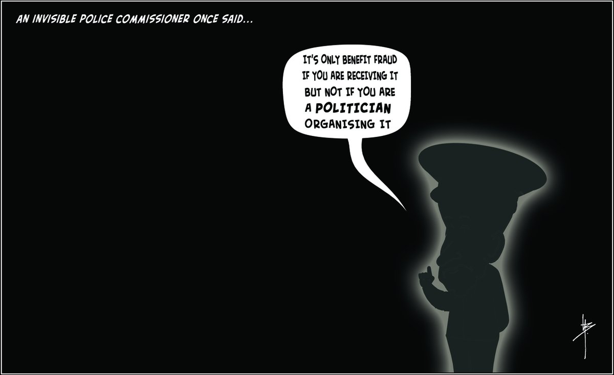 ummima1's tweet photo. Thus spake the invisible @MaltaPolice Commissioner.

My cartoon in @TheTimesofMalta 10.09.2023.

#Malta #Mafiastate https://t.co/kfdCn3yflp