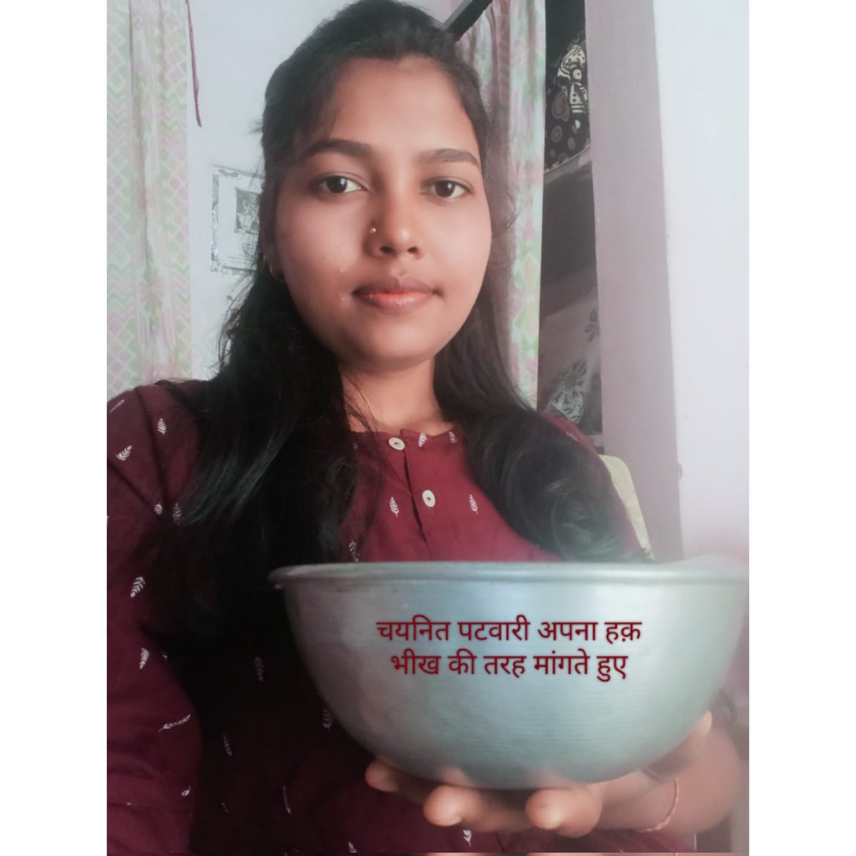 sheetal_2409's tweet photo. Bheek hi mangwana to pariksha kyo karai gai? 
#चयनित_पटवारी_का_कटोरा_किताब
@ChouhanShivraj
@OfficeOfKNath
@PMOIndia
@AmitShah
@RahulGandhi
@DainikBhaskar
@TheLallantop
@MPTakOfficial
@digvijaya_28
@akashdwivedi_
@babelepiyush https://t.co/Li00DOv90t