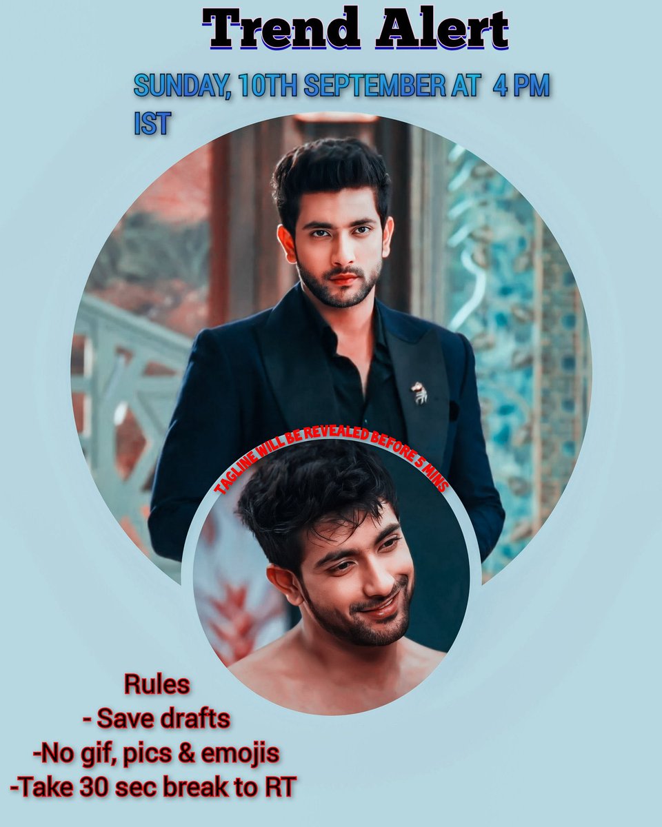 TREND ALERT : #FahmaanKhan has successfully completed 200 episodes as #RaviRandhawa.
A small trend today at 4 PM to celebrate this sunshine character. 
Tagline will be revealed 5 mins before
All #Fahmaanians, #RaviKsha , #DharamPatnii fans join in.