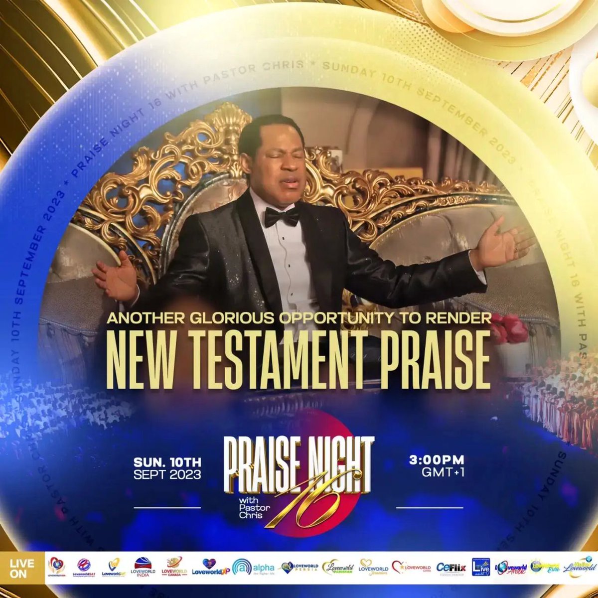 Succes_d_creata's tweet photo. Another Glorious Opportunity to Render New Testament Praise !!!
#PraisenightwithPastorChris
#GlobaservicewithPastorChris
#yourzone
#blwcampusministryrocks https://t.co/4b1VX9NGWx