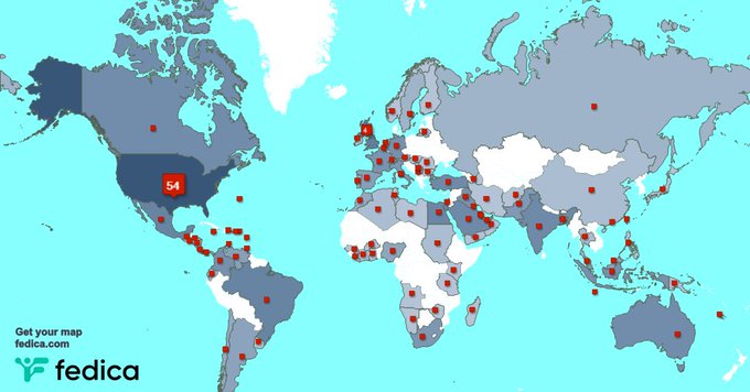 According to https://t.co/fsMFtTKln3, you come from 94 countries 1. USA (54%) 🇺🇸 2. UK. (4%) 🇬🇧 3. Mexico<a href="/tag/newprofilepic"class="tags"><span>#newprofilepic</span></a>