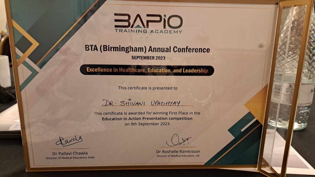 Super chuffed for one of our @UHMBT @BapioTA programme doctors who won 🏆the annual conference presentation section this weekend
Great to catch up with so many fabulous doctors 🇮🇳 🇬🇧 #FutureWorkforce🩺 #InternationalRecruitment 🌎