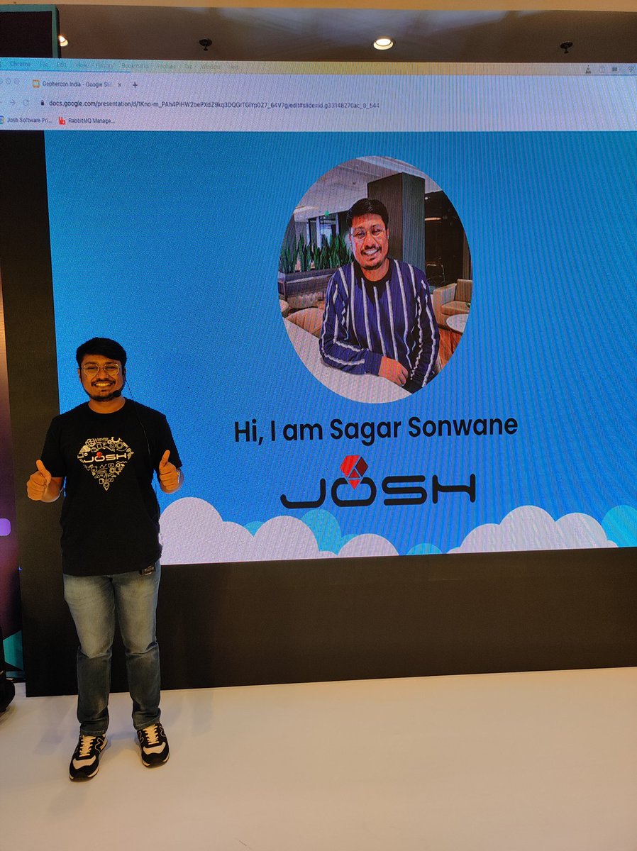 joshsoftware's tweet image. @sagarsonwane23 is all set for the talk at @GopherConIndia

#GopherconIndia2023 #GCI23