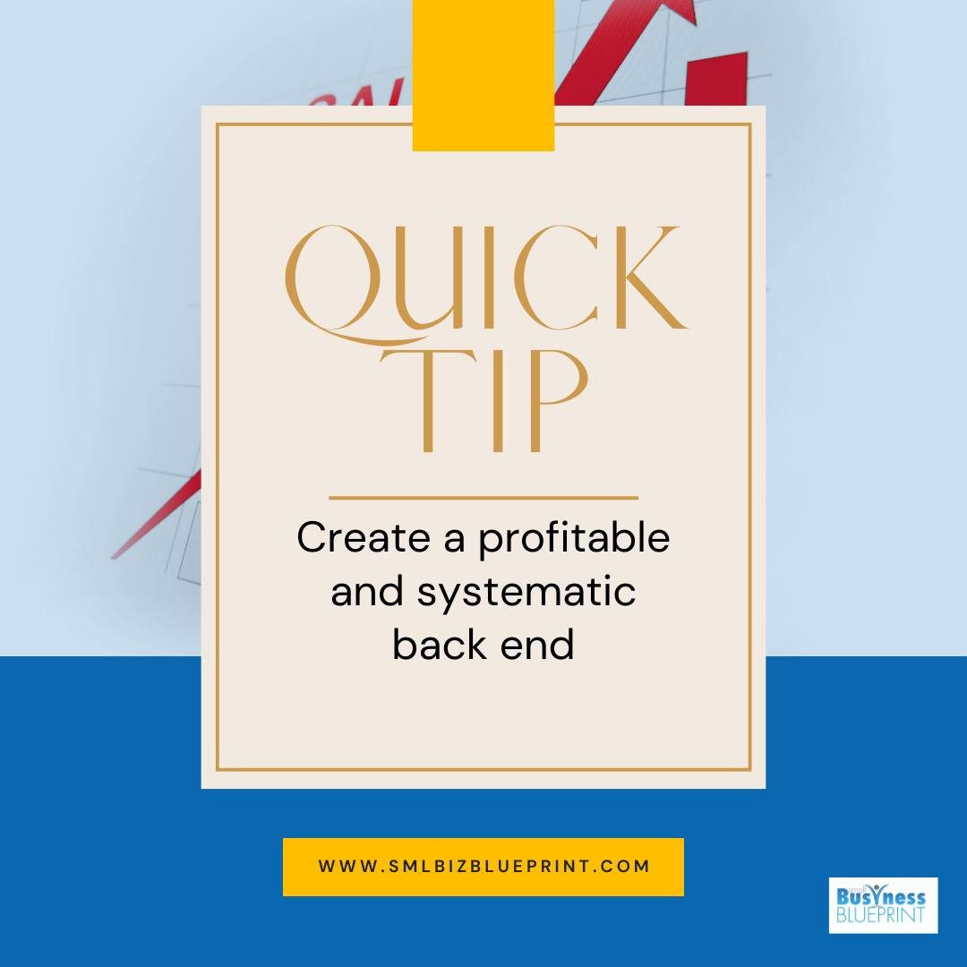 smlbizsuccess's tweet image. Building a Profitable Backend!
🔑 Unlock the secret to sustainable success: Build a profitable, seamless backend that fuels your growth! 💼💰 
Let&apos;s turn your business into a well-oiled machine. 🚀 
#BusinessGrowth #ProfitableStrategies #SystematicSuccess