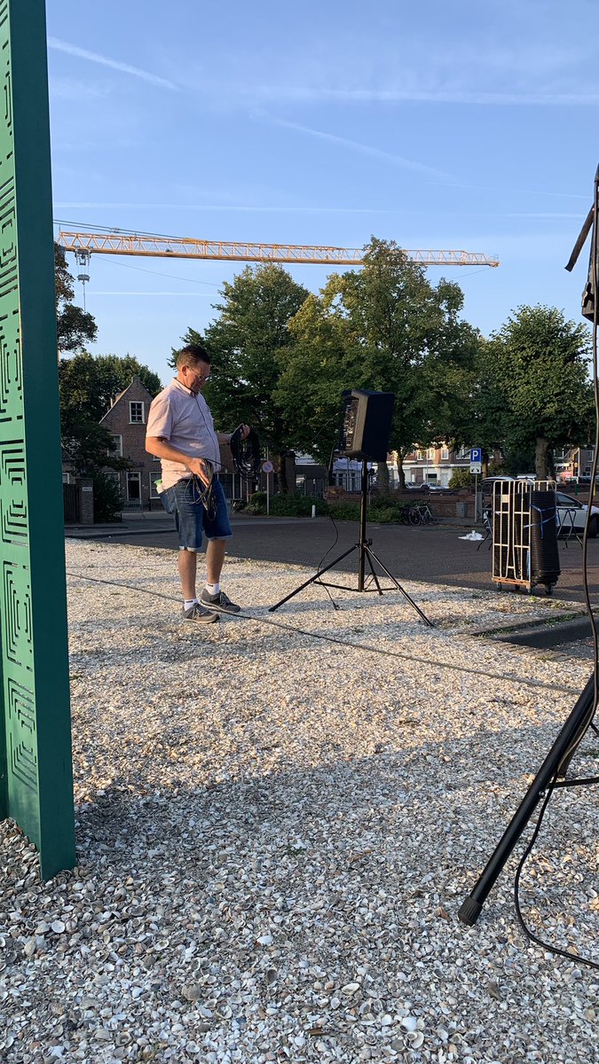 AvDuijvenboden's tweet photo. #startweek bij Protestantse Gemeente Rijnsburg. Vandaag starten we in de Openlucht op het Burg. Koomansplein. https://t.co/PBqtXnQjZW