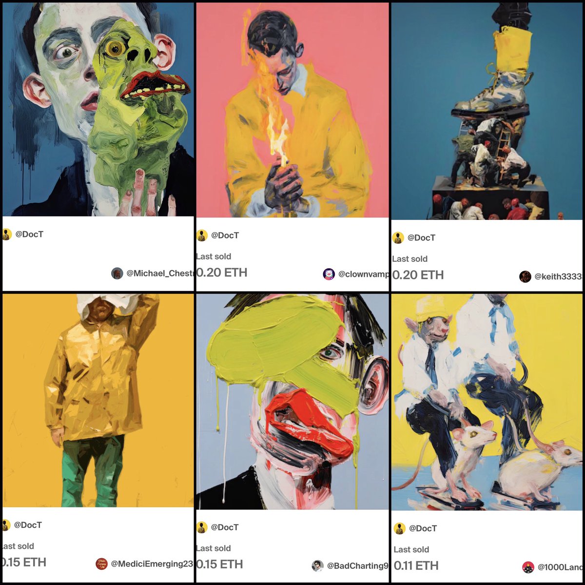 GM ☕️

🔔 I am very happy to welcome <a href="/ClownVamp/">ClownVamp</a> to the circle of collectors of my 𝗢𝗵 𝗟𝗼𝗼𝗸! 𝗜𝘁’𝘀 𝗨𝘀! series on FND! ⭕️

👉 Collectors Edition drops tomorrow!