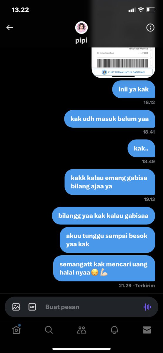 skieschaa's tweet photo. sedih bgt abis ditipu:((duit hasil ba dari awal bgtt🥺tp gapapa aku yakin Allah bakal ganti yg lebih baik lagii☺️💗hati-hati ya gaiss⚠️
semoga kita semua dijauhkan dari orang" sperti ini🙏🏼
boleh minta tolong bantu sebarkan dgn rt like yaa,biar yg lain gakena🥹 #zonaba #zonauang https://t.co/9FvTAY72BM