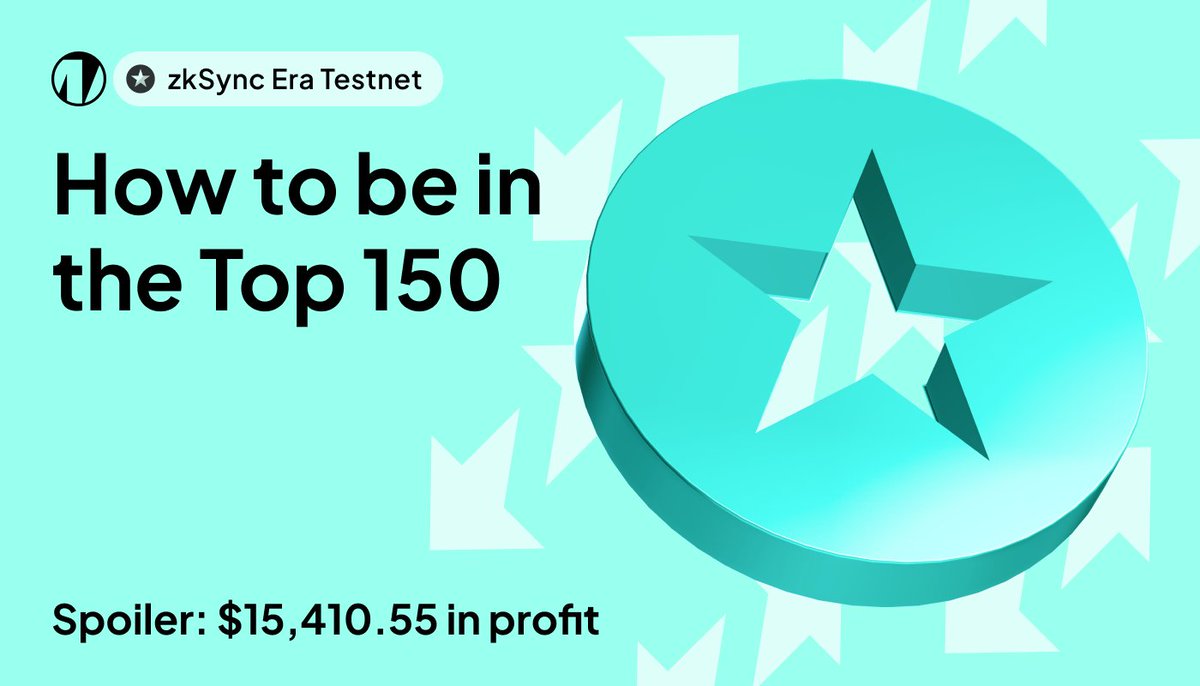 The clock is ticking! ⏰

Aiming for a spot in the Top 150 in Marginly's testnet trading contest on @zkSync? Right now, you'll need a testnet portfolio value of $15,410.55 to secure your place. 📊

With $40,000 in real prizes still up for grabs for the trading contest, seize this