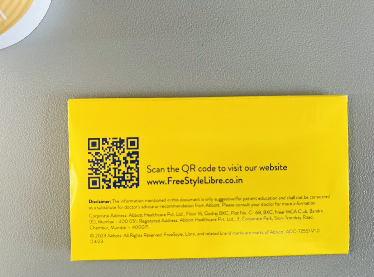 JessyAshok's tweet photo. Track &amp; live right. It was nice to get this info-pack on-board. Regular checks &amp; conscious lifestyle modifications can avoid undue medication. Thanks @AbbottNews #Abbottpharma #pharma #6160224test #Diabetes #healthcare #WellnessJourney #Wellbeing #lifestyle #disease https://t.co/bSnzCLXNGh