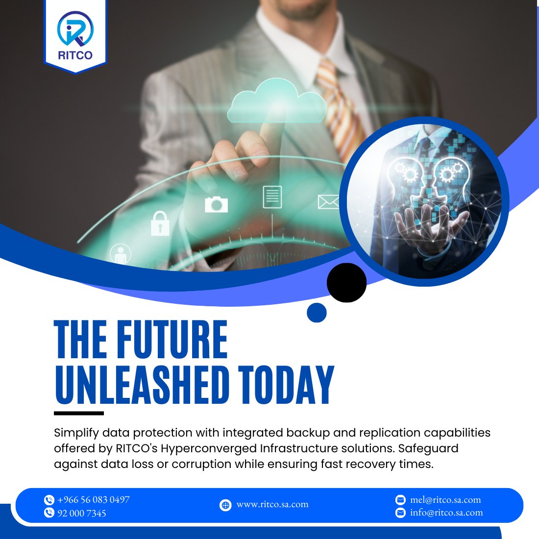 RitcoSaheefa's tweet image. Embrace agility as you streamline operations through consolidated hardware components on a single platform - welcome to the era of simplified IT! #StreamlinedOperations #AgileInfrastructure
Reach Me At Below:-
Mail-sah@ritco.sa.com
Call:966-11-4061888
Whatsapp:966-11-8359917