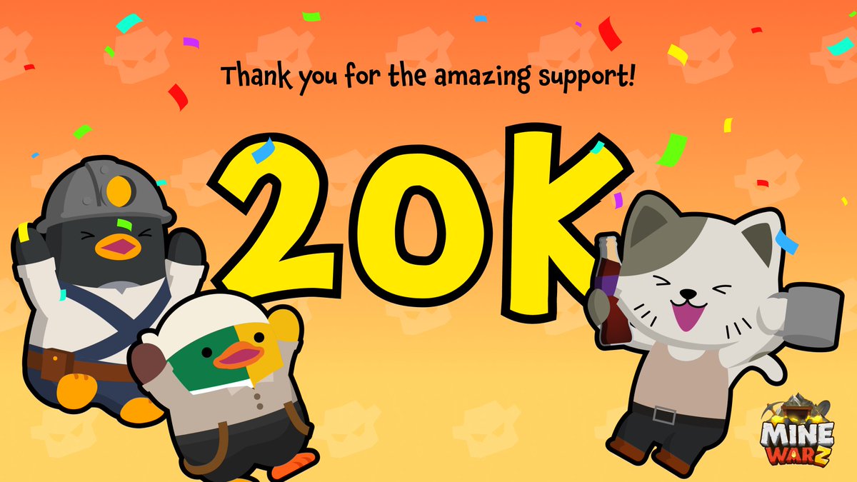 MINEWARZ_TEAM's tweet photo. 🎉 Exciting News! 🎉

We've hit 20K followers on #Twitter! 🚀

A huge THANK YOU for your incredible support and interest in #MINEWARZ!
Together, let's forge a thriving #Web3 MINE WARZ community! 🌐🔥

#MINEWARZ #Web3Gaming #Web3Community #NFTGame #BCG https://t.co/Vh4NOpnpyY