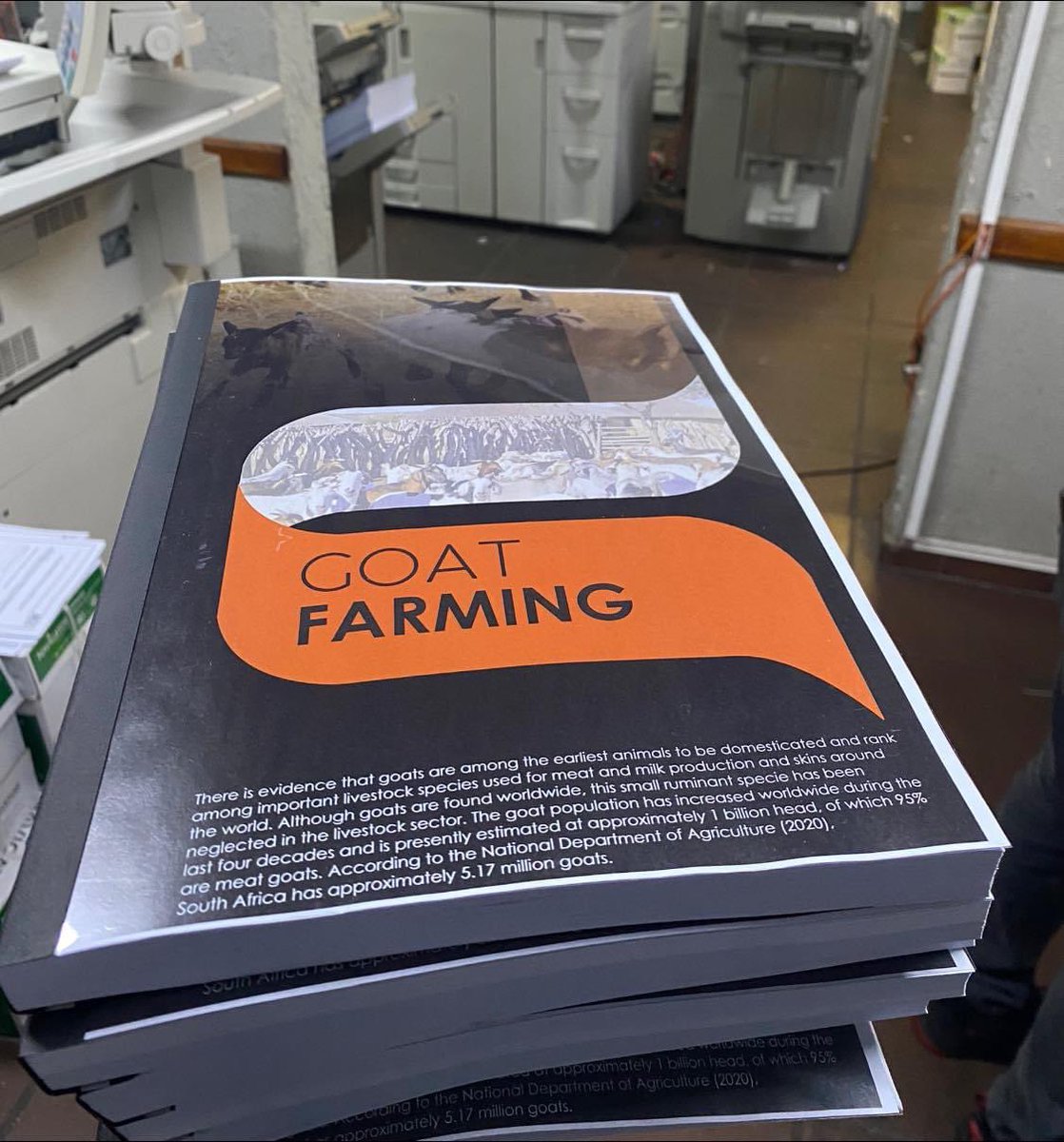 Agric_young's tweet photo. If if you want a detailed manual on how to start and run a successful goat #farming #business, you can order via WhatsApp at 079-3122-675. The manual is available in both hardcopy (R350) and softcopy (R280). We deliver nationwide🇿🇦via PAXI. #GOAT #goatfarming #agriculture #farmer https://t.co/DXdxq41y9X