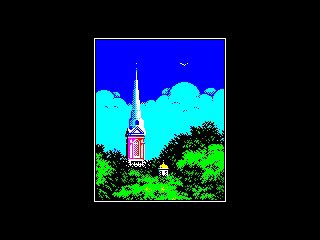 TLtwg's tweet photo. Latest #ZXSpectrum #art for you to admire.
Top left- Church Spire by #helpcomputer0 
Top right- BW by #Grongy 
Bottom left- Abbey Ruins by #helpcomputer0 
Bottom right- Clouds &amp; goods &amp; services by #SpaceAgeWrangler https://t.co/iljrvXx9CC