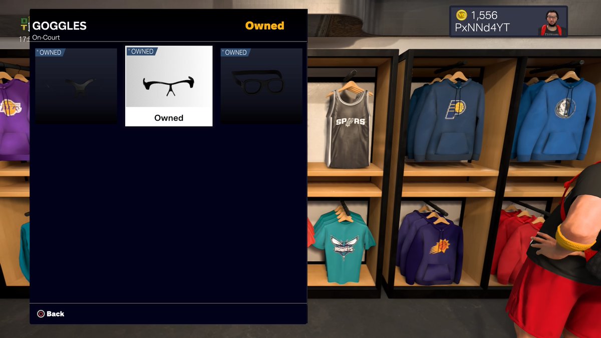 My goggles for on court aren't showing up 2k @Nba2k #Nba2k24 #Ps4 #Currentgen