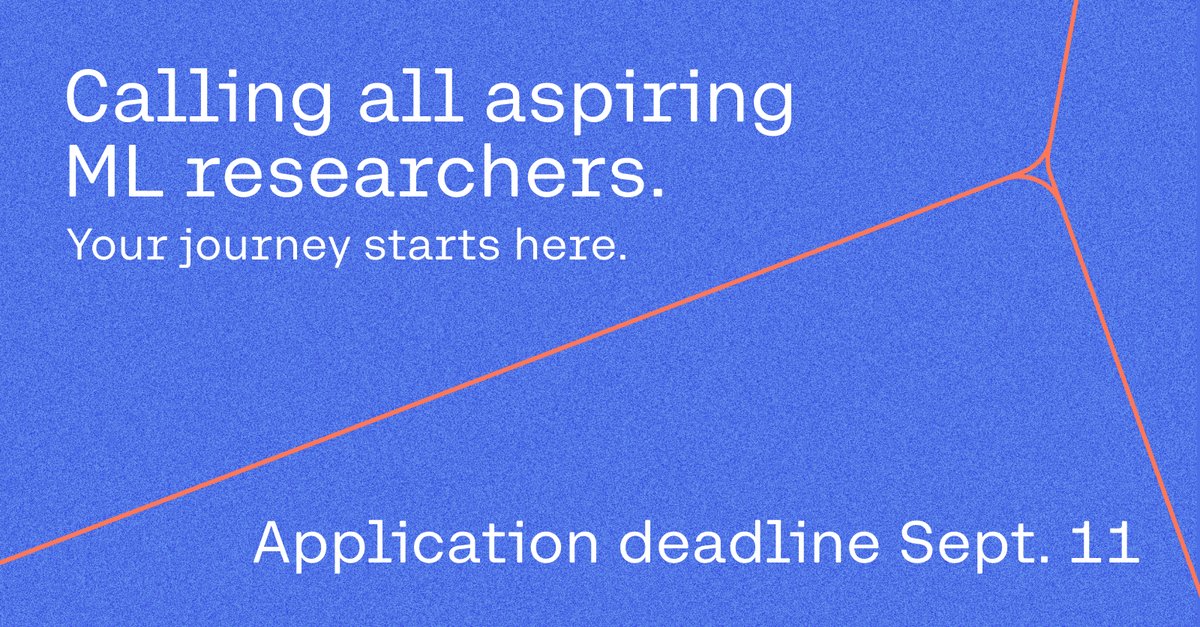 Cohere_Labs's tweet photo. If you have been considering applying for the Scholars Program, now is the time to pull together your application materials and click submit!

Applications are due tomorrow, Monday, September 11th by the end of day, anywhere on earth! Apply now: https://t.co/S2RNl2B4f6 https://t.co/PYbgQRxbRg
