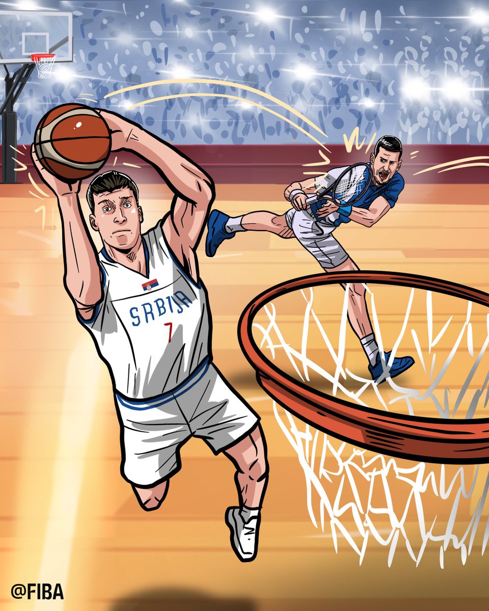 Big day ahead for Serbian sports 🏀 🎾

#FIBAWC x #WinForAll