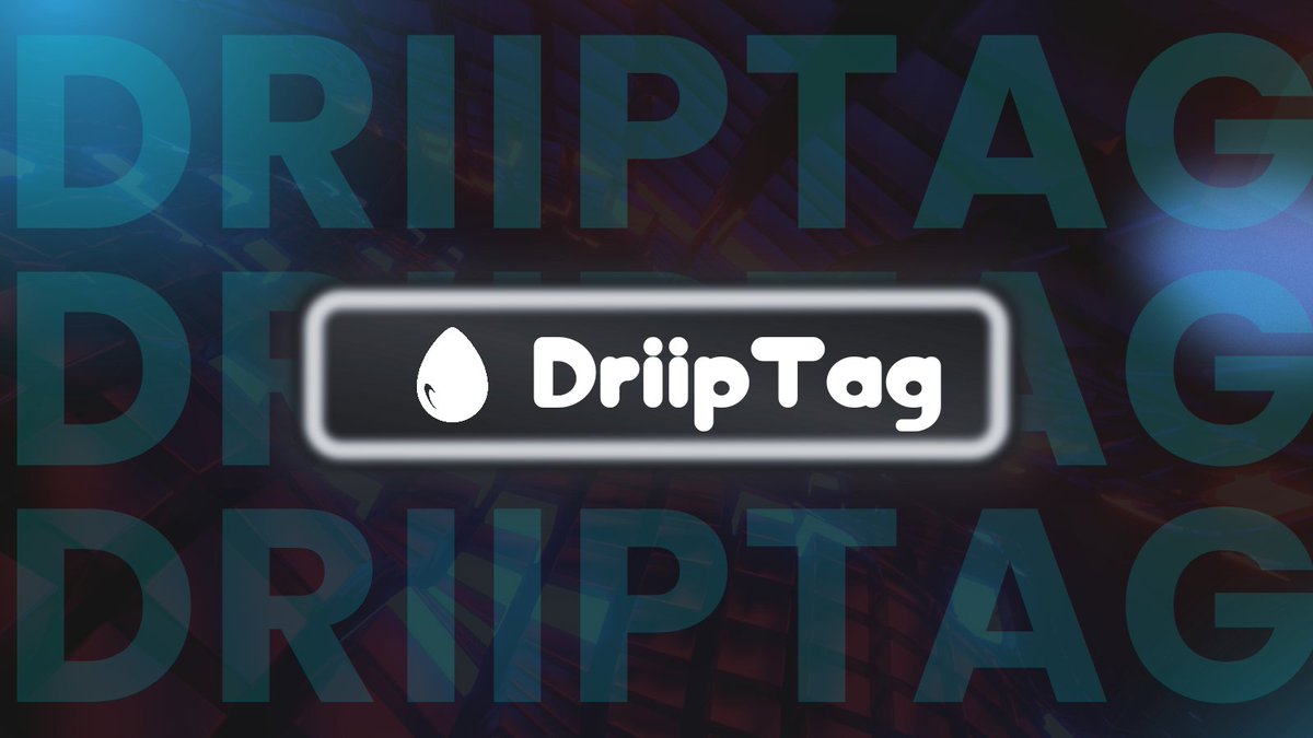 SOME says #DriipTag is an NFT domain name,

SOME calls it On-chain privacy,

SOME says it's a limited edition;  a secure pass to a more decentralized internet,

SOME regards it to be a web3 domain resolver,

DTags are more than that!

what is it to you?