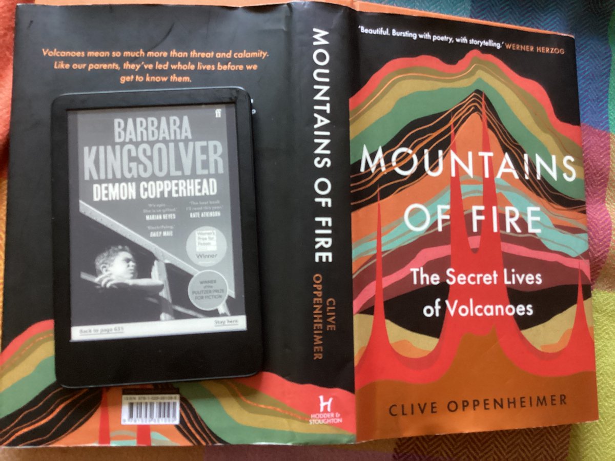 SarickwoodSarah's tweet photo. #ReadFiftyTwo this week I have mostly been reading the tour de force that is Barbara Kingsolver’s Demon Copperhead- astonishing sweep of human nature and an America devastated by opioids by an author at the height of her powers. And a book on Volcanoes, fascinating on Tibesti. https://t.co/Z7wc4ZG0uj