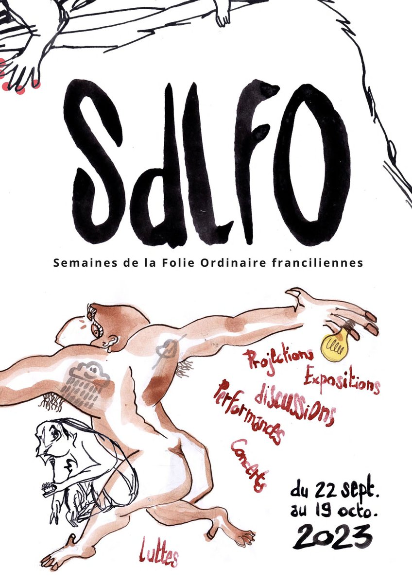 Humapsy1's tweet photo. Semaine De La Folie Ordinaire en Ile de France,
Le programme et tous les lieux: https://t.co/pL91JUkeRq https://t.co/I6mQy84gRi