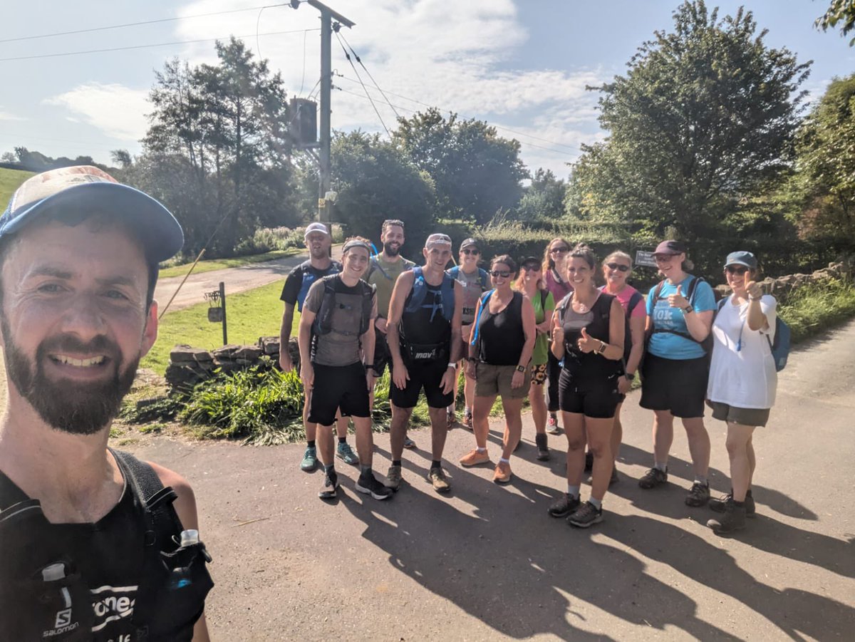 jennyarcherrees's tweet photo. @WGHSYorkshire We had a fabulous but hot day yesterday walking a combined total of 149 miles and 169 miles of running. Big shout out to Mr Carlin for running the full 40 mile route 🥵
You can still donate if you want https://t.co/FVy2nQu5RJ
