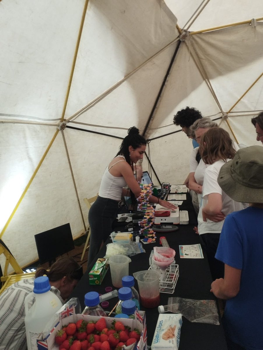 NHM Molecular Labs (@nhm_molecular) on Twitter photo We had a busy day yesterday at #BSF23. If you missed us in dome 3, we’ll be back again this afternoon. Find out how to collect samples and extract and sequence the DNA (and why you’d want to!). See our <a href="/theBentoLab/">Bento Lab 🧬</a> bento box and have a go on our <a href="/brickopore/">Blocksford Brickopore Technologies</a>.
<a href="/BritishSciFest/">British Science Festival</a> We had a busy day yesterday at #BSF23. If you missed us in dome 3, we’ll be back again this afternoon. Find out how to collect samples and extract and sequence the DNA (and why you’d want to!). See our <a href="/theBentoLab/">Bento Lab 🧬</a> bento box and have a go on our <a href="/brickopore/">Blocksford Brickopore Technologies</a>.
<a href="/BritishSciFest/">British Science Festival</a>