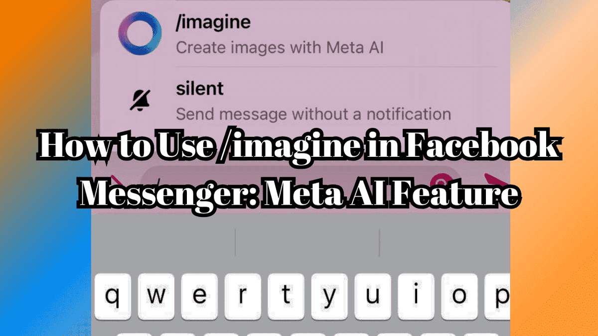 techrbuncom's tweet photo. How to Use /imagine in Facebook Messenger: Meta AI Feature

https://t.co/RoWhOO8Zqz https://t.co/7KVN494D7W