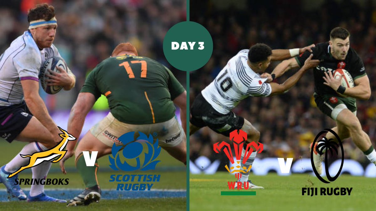 BNLSportsjourno's tweet image. 🇿🇦🏴󠁧󠁢󠁳󠁣󠁴󠁿🇯🇵Day 3 of #RWC2023 will soon be underway starting with @JRFURugby taking on @chilerugby and then two big fixtures with @Springboks taking on @Scotlandteam and @WelshRugbyUnion against an impressive @fijirugby side #poolofdeath 🇨🇱🏴󠁧󠁢󠁷󠁬󠁳󠁿🇫🇯