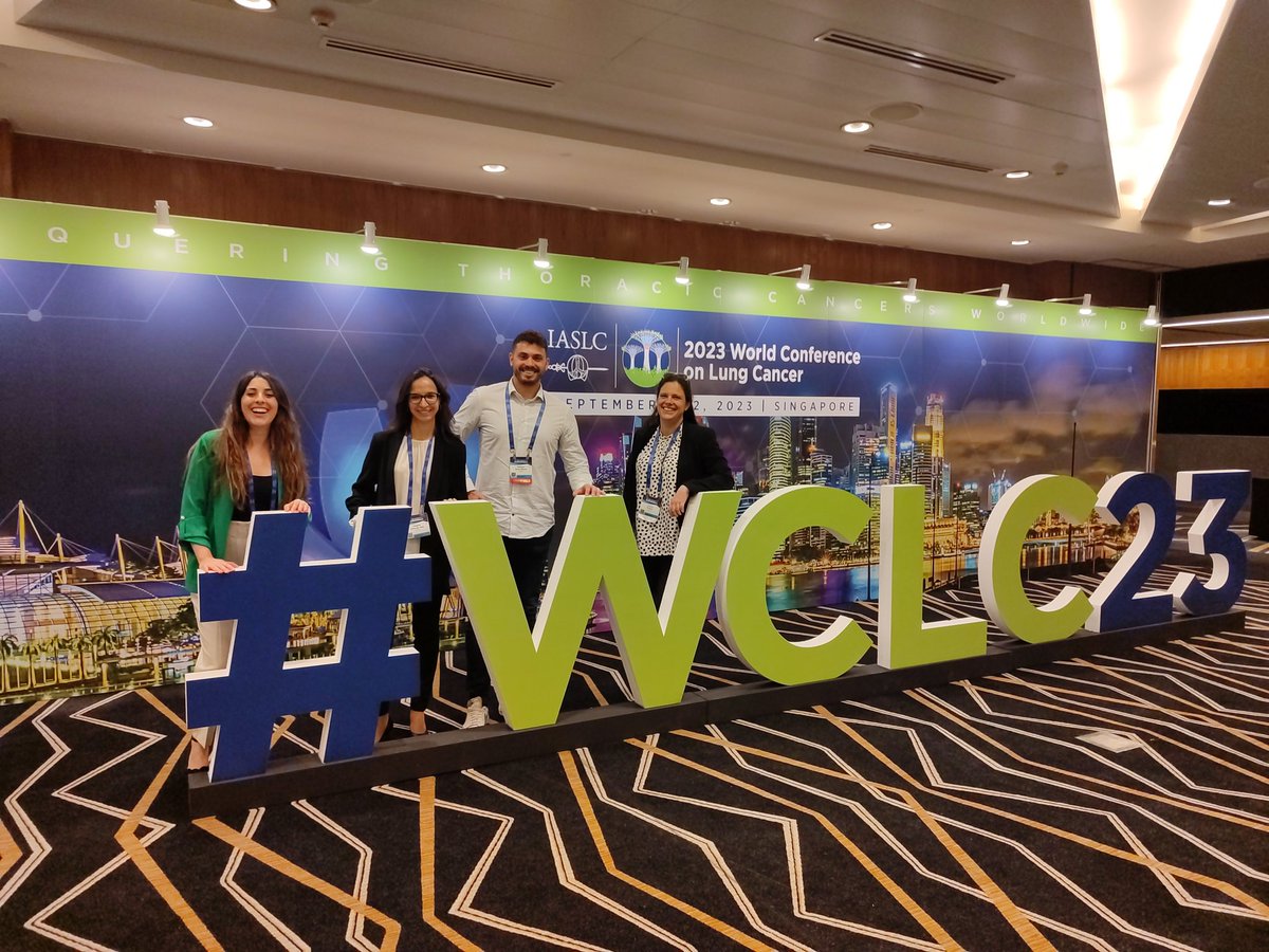 Serna_Blasco's tweet photo. Hospital Puerta de Hierro squad attending World Conference of Lung Cancer 2023 in Singapore 🫁🇸🇬
@VirginiaCalvo6 @LiquidBiopsyLab  @gecp_org @IASLC #LungCancer #Research #WCLC23 https://t.co/fcDjyft3a2