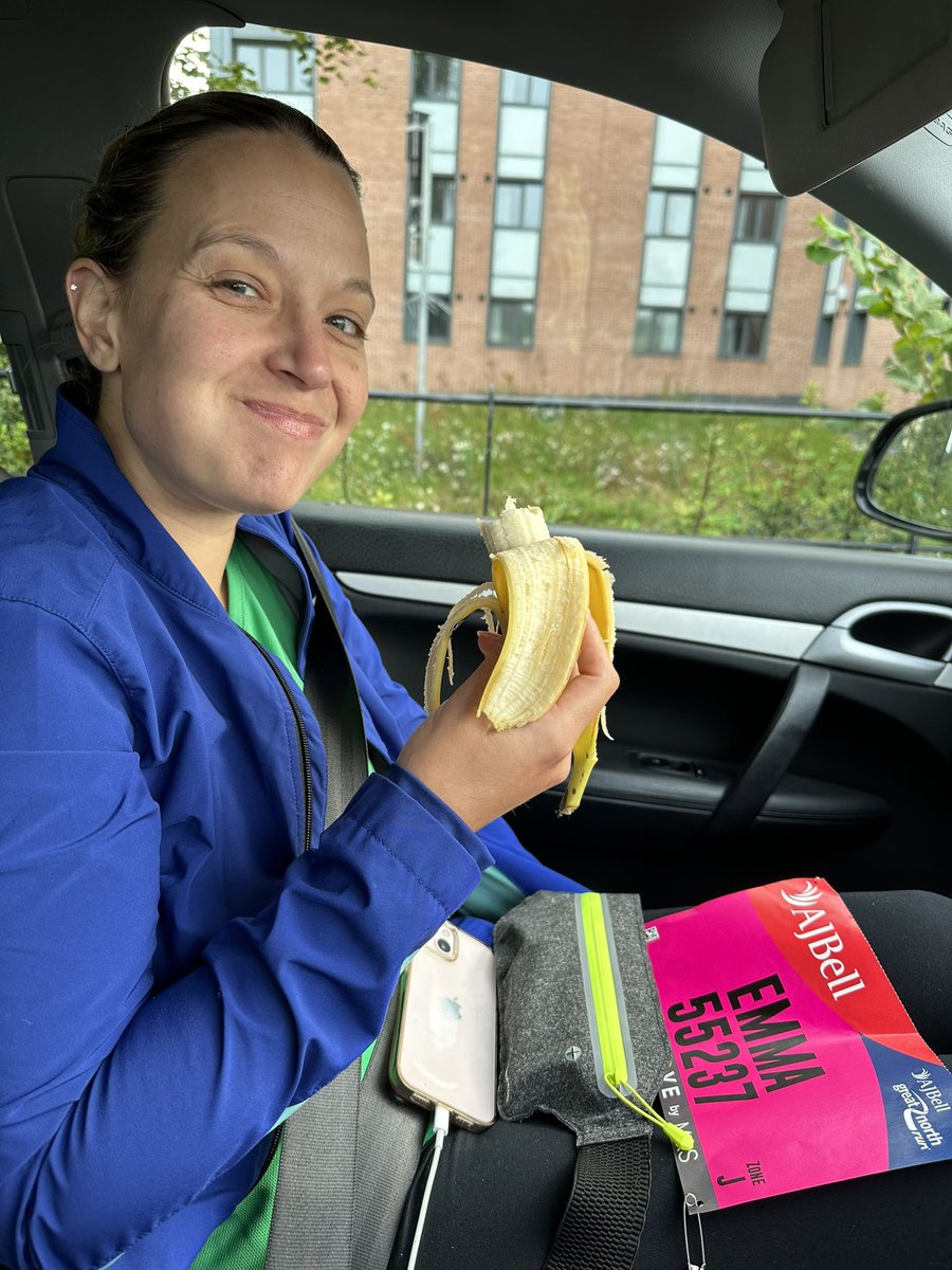 Tim_Gi11's tweet image. In Newcastle ready to cheer on @emmagillhead as she does the Great North Run raising over £500 for @WfldHospice (she’s delighted with the photo! 😂)